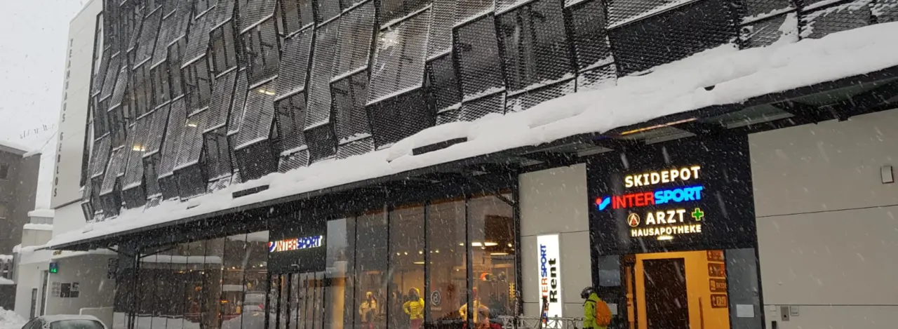 Gerlos Village Lift INTERSPORT shop outterior